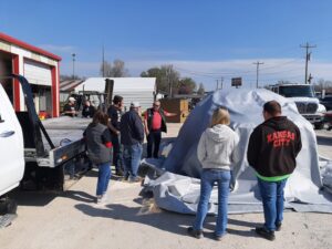 Prosol UK Fire Cloak Electric Vehicle Fire Blanket demonstration