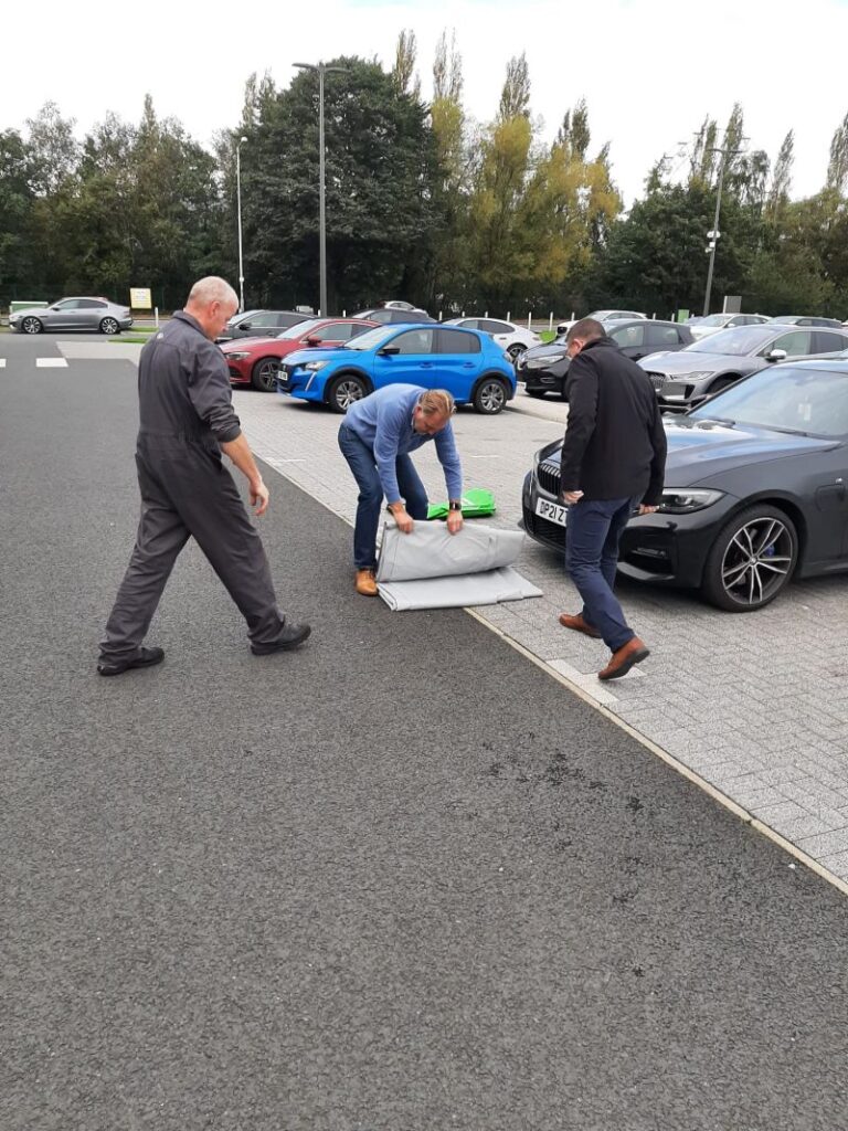 Fire Cloak Electric Vehicle Fire Blanket now available in different sizes