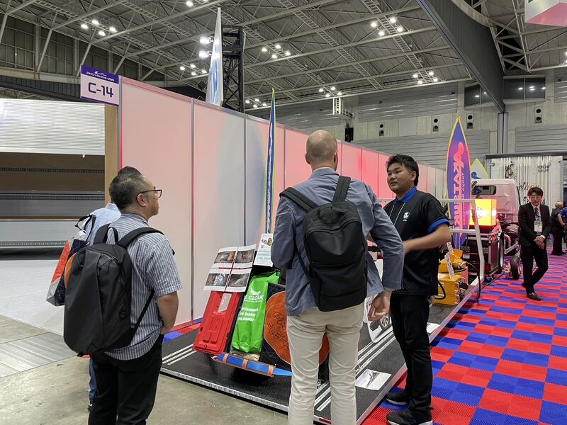 Fire Cloak on display at Truck Show in Japan