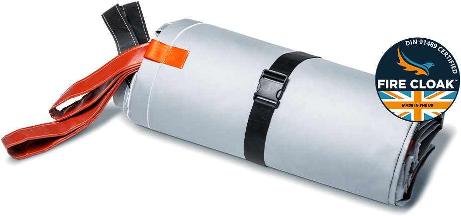 Fire Cloak™ XL – EV Fire Limitation Blanket (12 x 9m) – Sloped